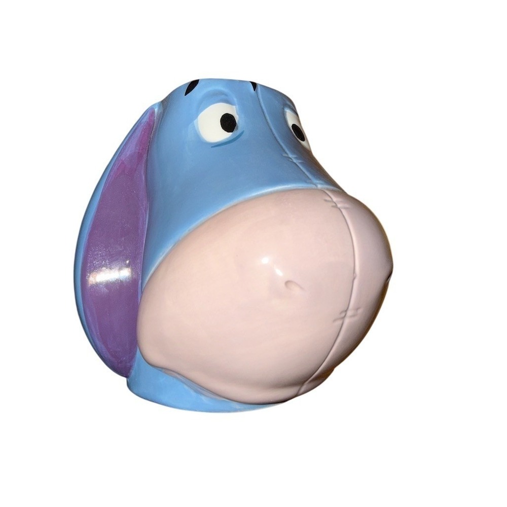 Disney Winnie the Pooh Eeyore 3D Sculpted Mug‎ 24 oz 2019 hundred acre wood mold